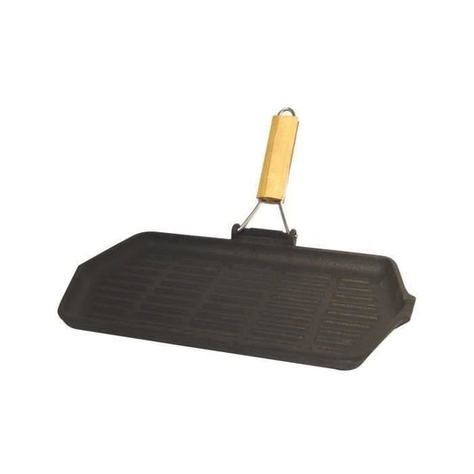 BAUMALU Cast iron grill - 33.5x19.5 cm