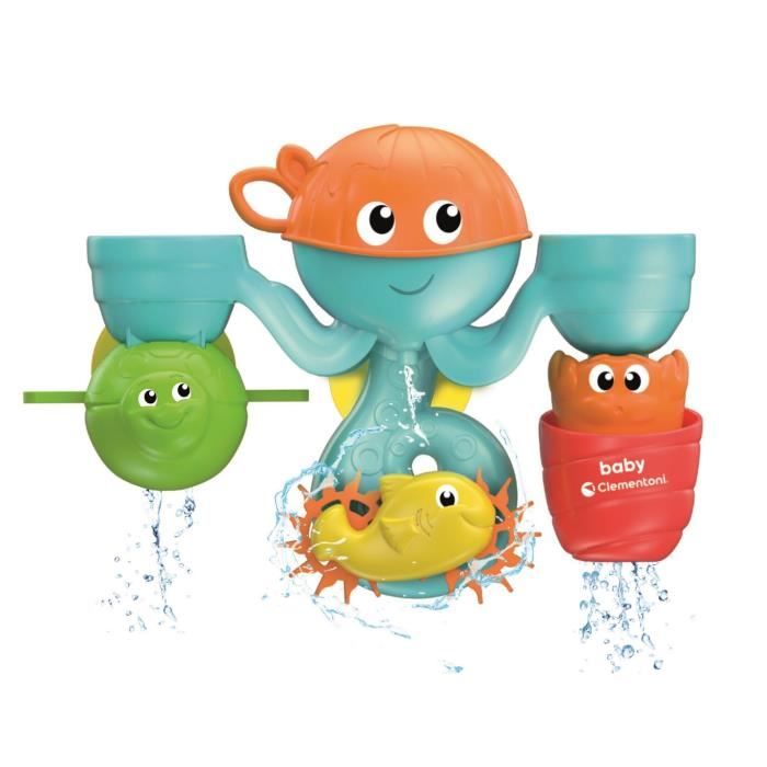Clementoni - Baby bath toy - My aquatic activity center