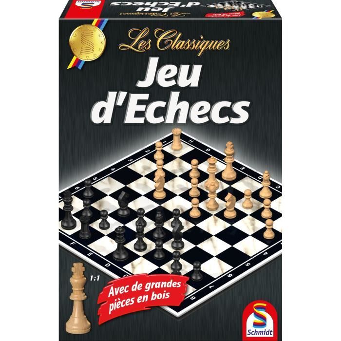 SCHMIDT AND SPIELE Board Game - Chess Game - Classic line