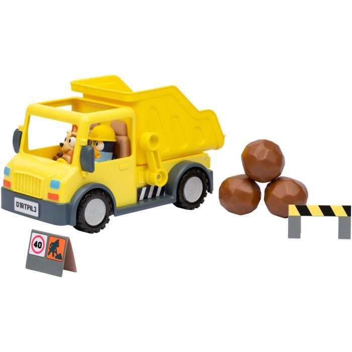 Dump Truck - BLUEY - Bluey and Bingo - Figures included - Customizable accessories