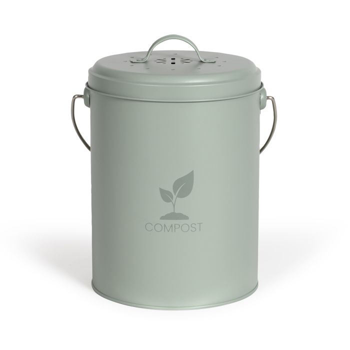 Livoo Kitchen compost bucket 6l green - MES154V