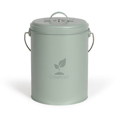 Livoo Kitchen compost bucket 6l green - MES154V