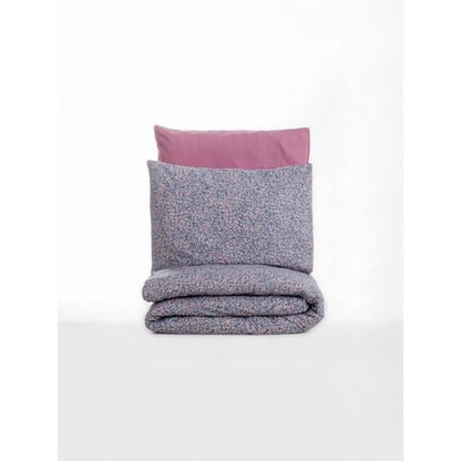 Bedding set - 1 duvet cover 220 x 240 cm + 2 pillowcases 60 x 60 cm - 100% cotton - Pink