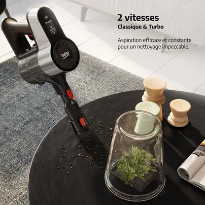 Beko VRT50121VR multifunction wireless broom vacuum cleaner - 21.6V - 45min autonomy - Cyclonic technology - backlit brush