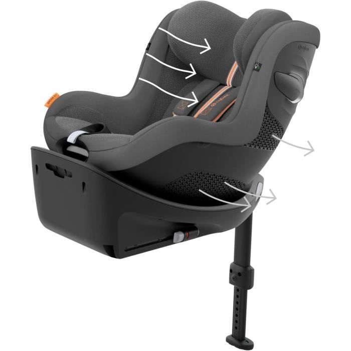 CYBEX - Car Seat Gr 0+/1 - Sirona G i-Size - Fabric Plus - Lava Gray