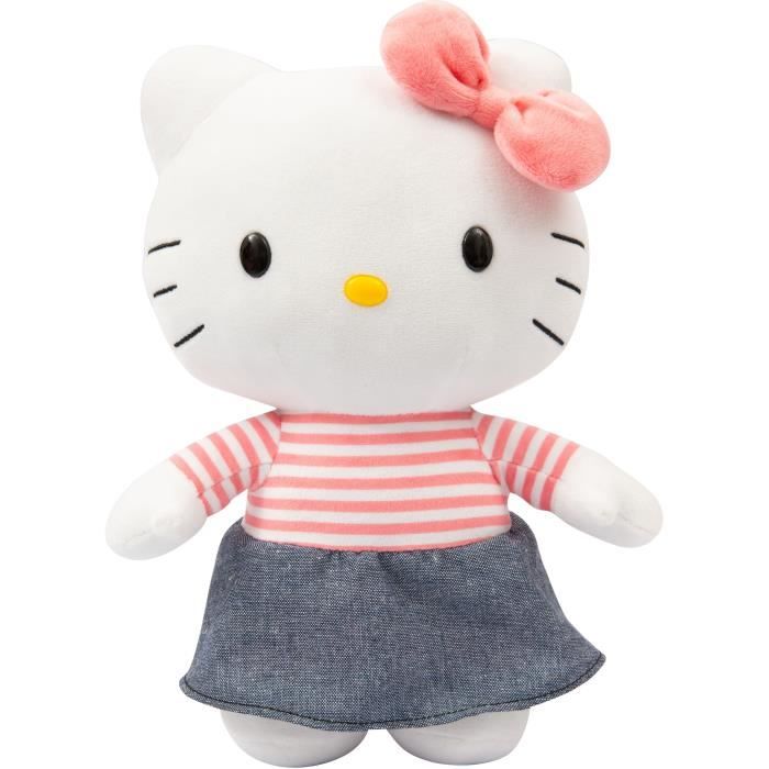 Plush toy - GPTOYS - HELLO KITTY - HKT131 - Denim dress model - 30 cm - Ages 3 and up