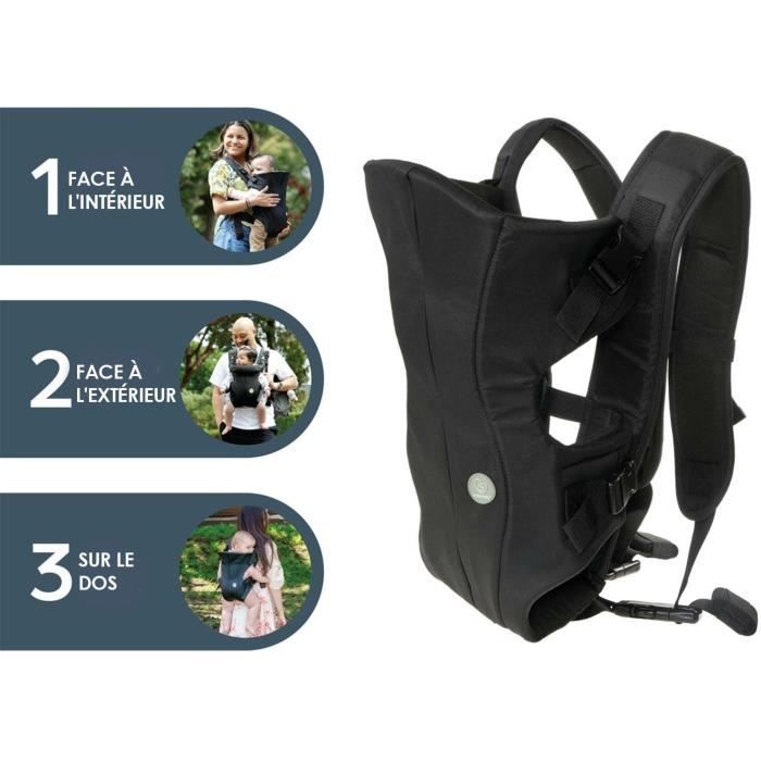 Baby Carrier - DREAMBABY - 3-Sided On-the-Move - Black