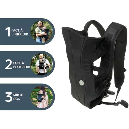 Baby Carrier - DREAMBABY - 3-Sided On-the-Move - Black