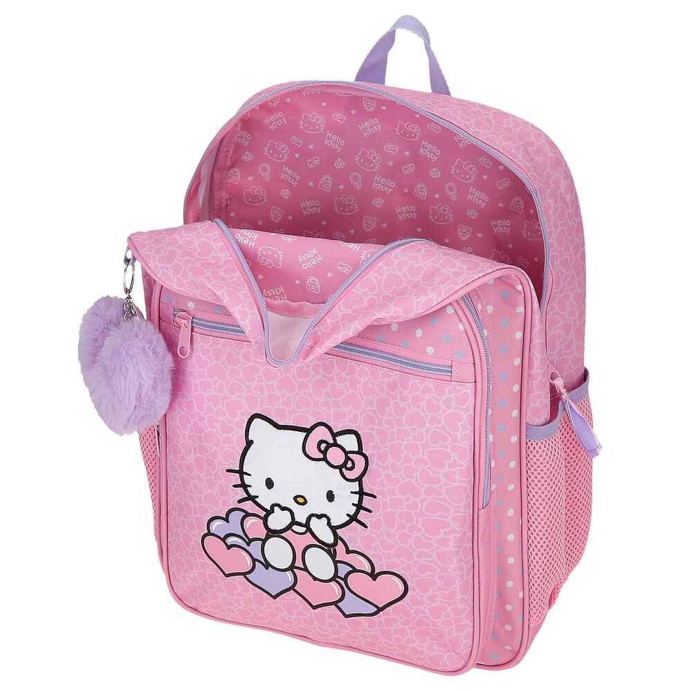 Hello Kitty Hearts & Dots adaptable backpack 38cm