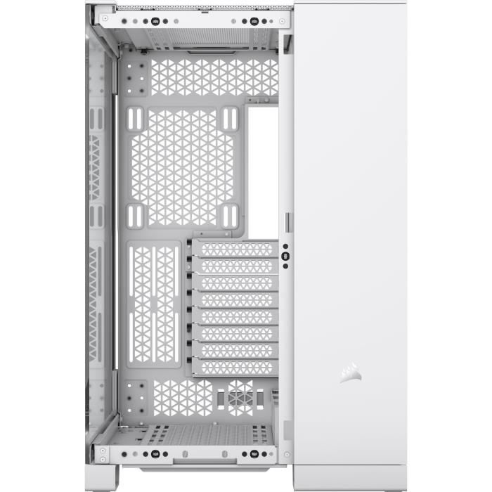 PC case - CORSAIR - 6500X Tempered Glass Mid-Tower Dual Chamber - White