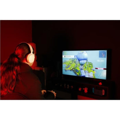 Gaming Headset - KONIX - Wired Over-Ear Nexus - Nintendo Switch 2 - 40mm Speakers - Microphone - 3.5mm Jack - White