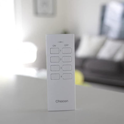 Chacon kit of 2 on/off remote -controlled sockets with remote control