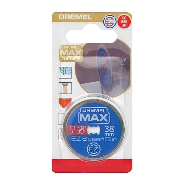 High longevity diamond disc EZ Speedclic Dremel Max S545 - Ø38mm hard matters