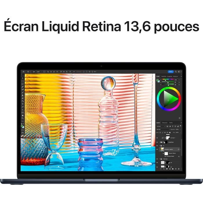 Apple - 13.6'' MacBook Air M2 - 16GB RAM - 256GB Storage - 8-core CPU - 8-core GPU - Midnight