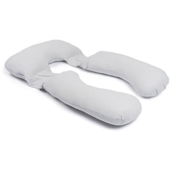 doomoo Maxxy Pregnancy Pillow and Nursing Pillow - XXL Size - Ultra Comfortable, Grey