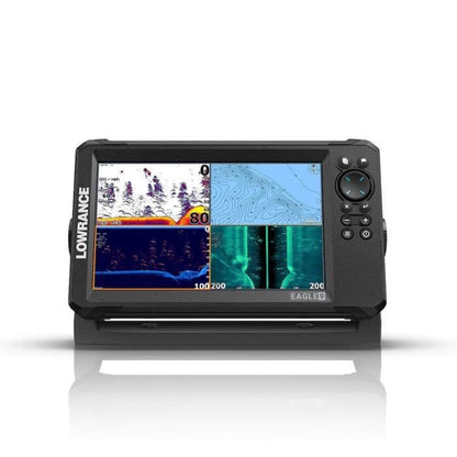 Combined GPS fishfinder - LOWRANCE - Eagle 9 - TripleShot HD probe - IPS screen - IPX7 resistance