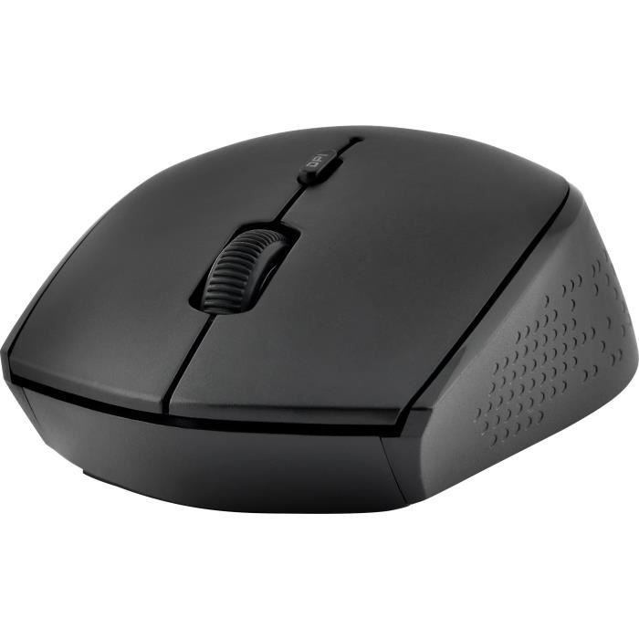 Wireless black keyboard mouse pack SLIM