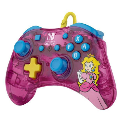 Gamepad - Nintendo Switch - Peach Rock candy - Wired - PDP - Pink