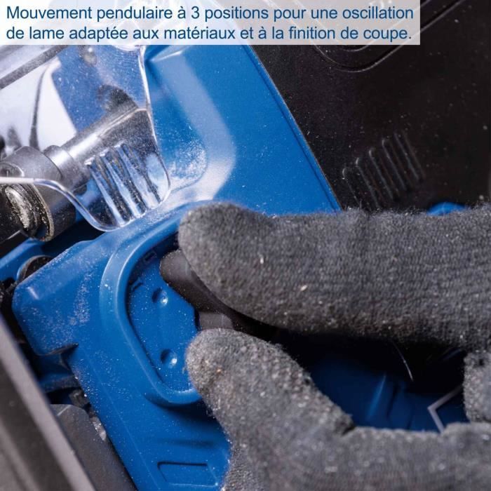 Jigsaw - SCHEPPACH - 20V IXES - 152 mm blade - 1000 to 3000 movements/min - without battery or charger - BC-JS254-X