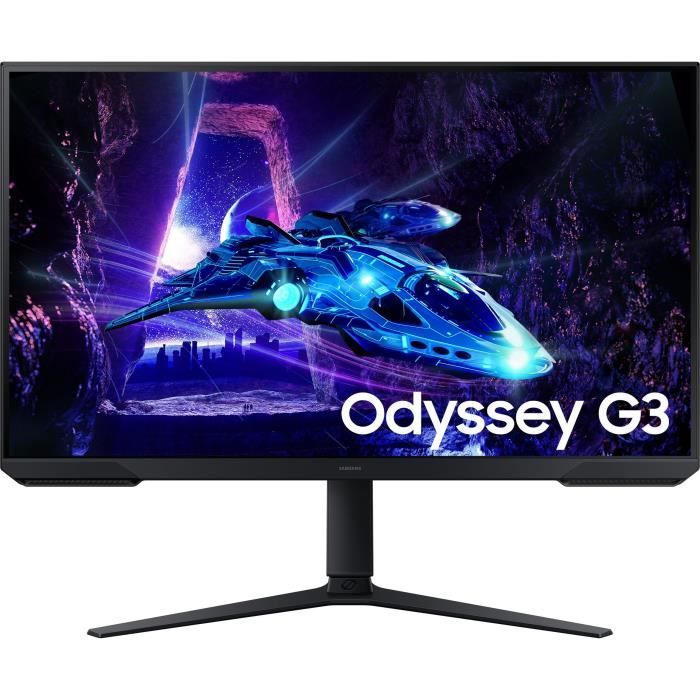 PC screen - SAMSUNG - ODYSSEY G3 G30D - 32 FHD - VA panel - 180Hz - 1ms - Pivot/Orientable - 1 DP - Black