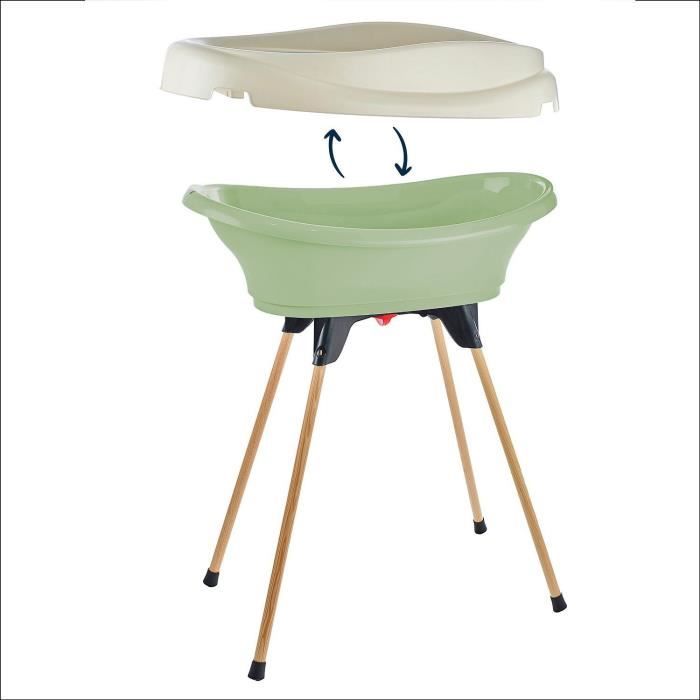 THERMOBABY Pack changing table Bathtub and VASCO stand - Celadon Green