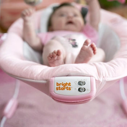 BRIGHT STARTS - Minnie Mouse vibrating lounger Rosy Skies