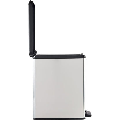 Slim Bin - SLIM BIN - CURVER - 25L - Compact design - 41 x 27 x 55 cm - Metallic grey