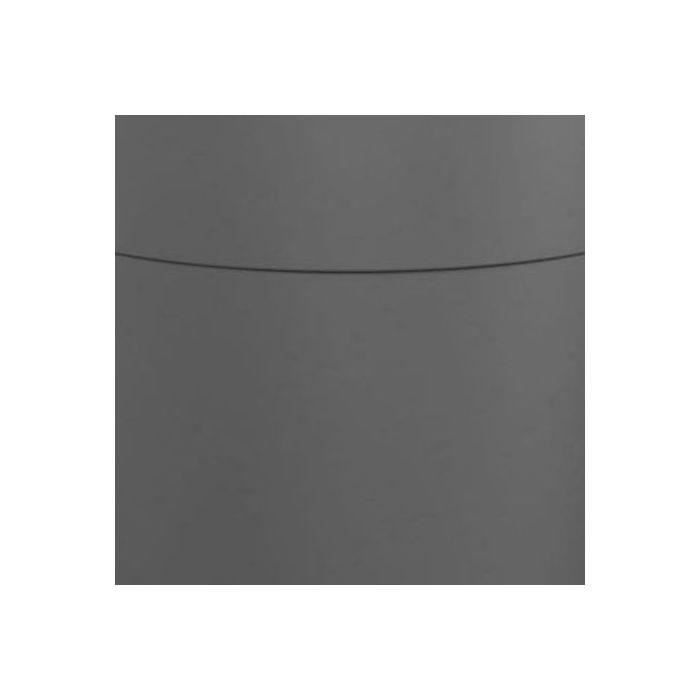 Flower pot and round Capri Capri - Plastic - Water tank - Diameter 35 cm - Anthracite - Artevasi