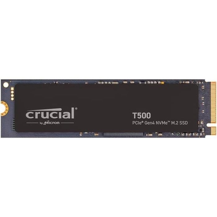 Crucial T500 SSD 2TB PCIe Gen4 NVMe M.2 Internal Gaming SSD, up to 7200MB/s, SSD Hard Drive - CT2000T500SSD8