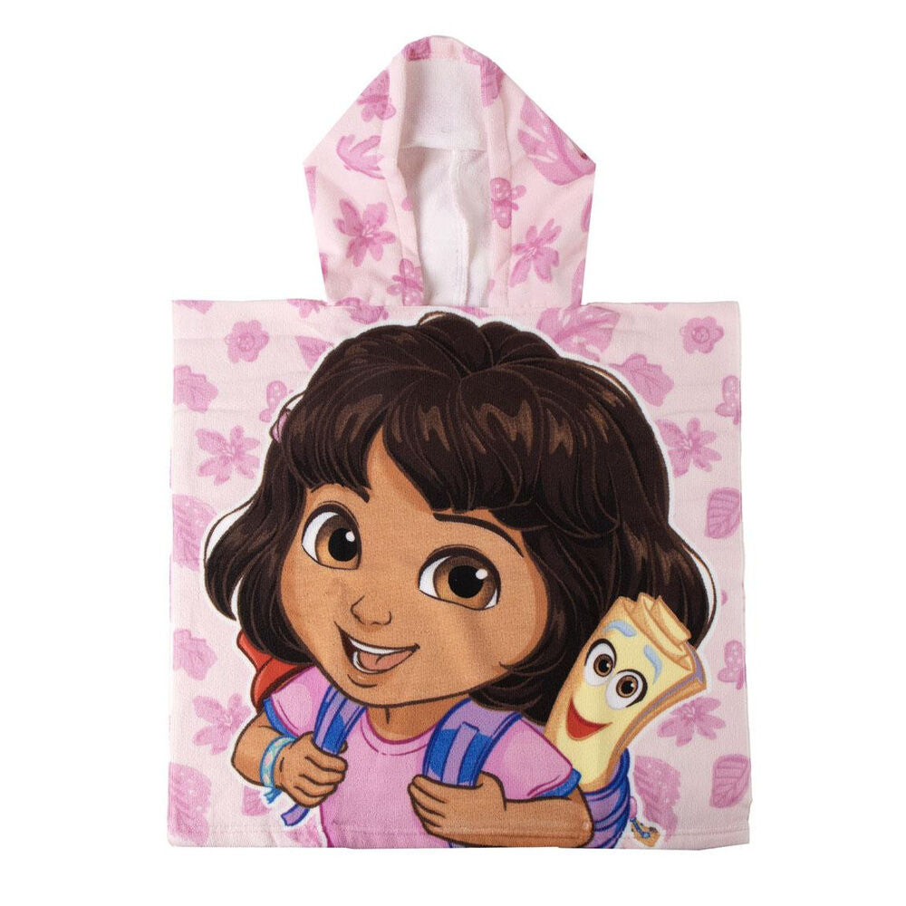 Dora the Explorer microfibre poncho beach towel