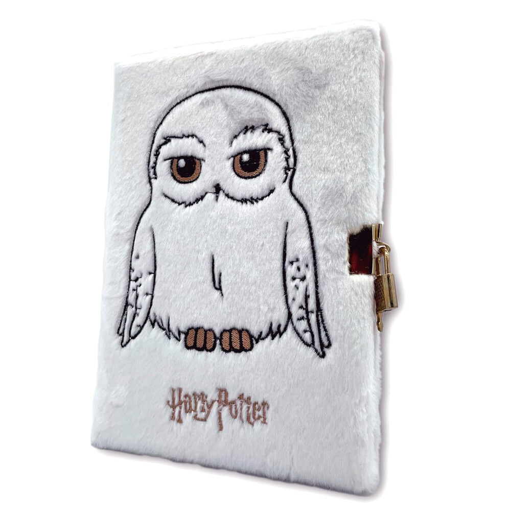 Harry Potter Hedwig A5 plush notebook