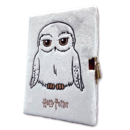 Harry Potter Hedwig A5 plush notebook