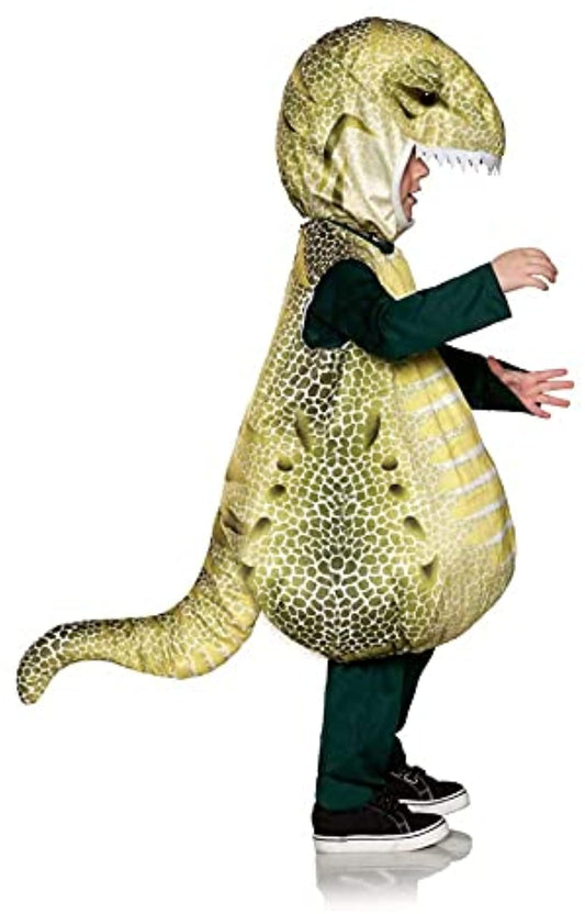 Dinosaur Green T-Rex Printed Belly Baby Costume | Large