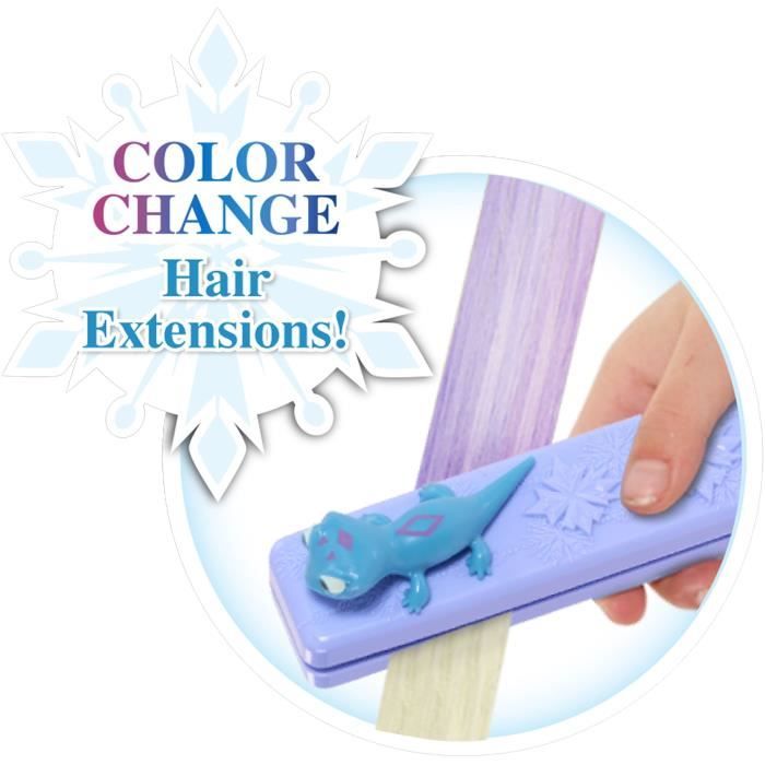 Styling head - FROZEN - Elsa Deluxe Styling Head - Extensions, hair accessories and color reveal, from 3 years old