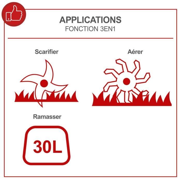 32 cm electric scarifier - 1500 W  SCHEPPACH (SC32)