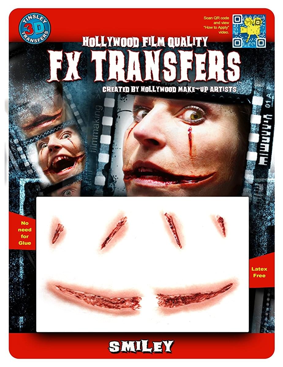 Costume 3D FX Transfers: Medium Smiley