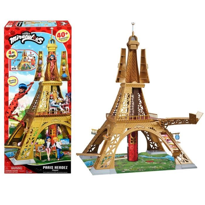 Playset deluxe Paris - BANDAI - Miraculous - Over 1.20 m with accessories