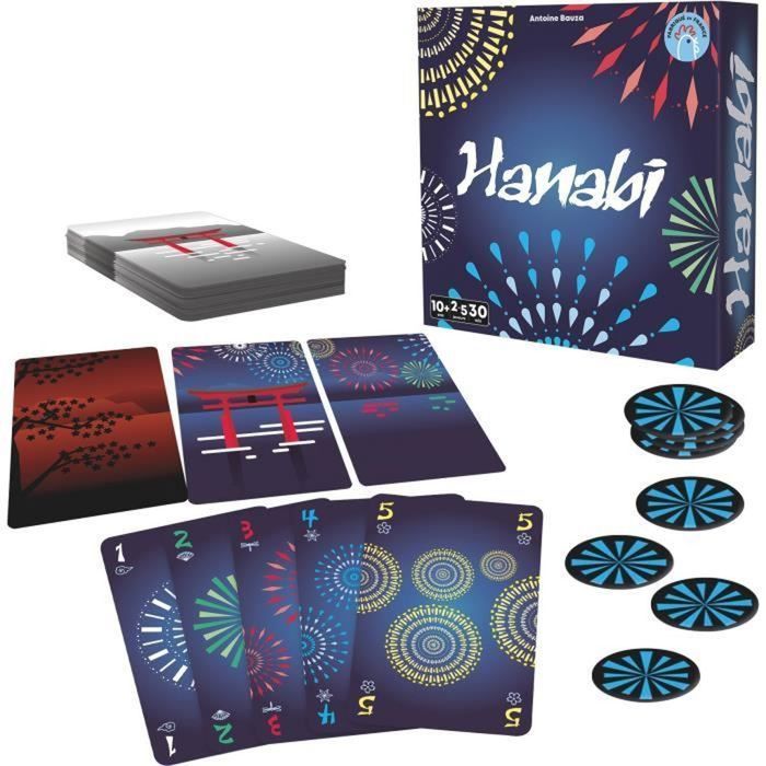Hanabi - Asmodee - Tactical and cooperation game - Ages 8 and up