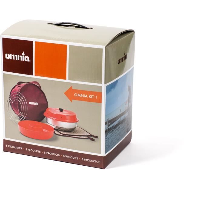 Omnia Pack 1: Oven + Bag + 2 Potholders + Grid + Silicone mold