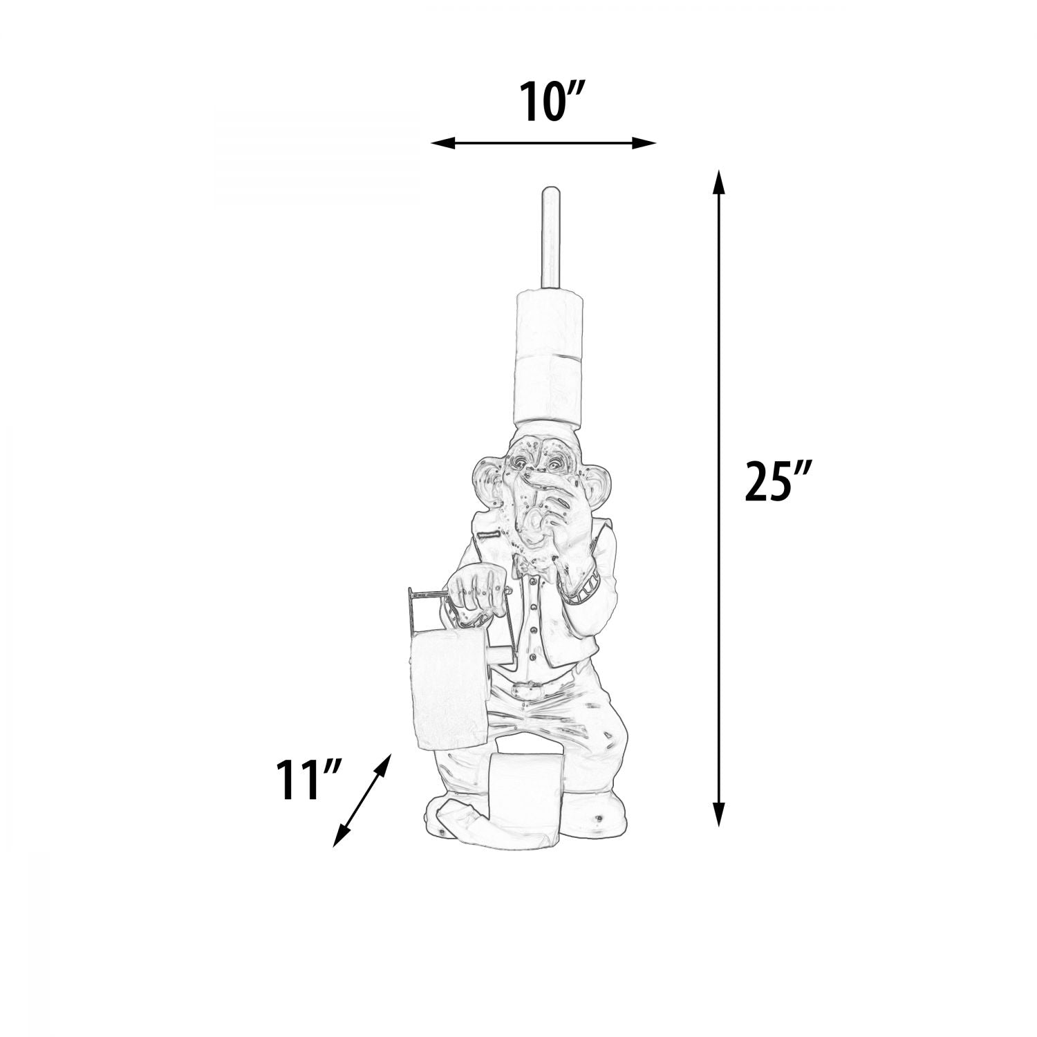 Toilet Monkey TP Holder