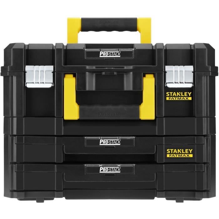 STANLEY FATMAX PRO-STACK 2-Case Kit - FMST1-71981 - 2 handles - 2 drawers - 21.5 L