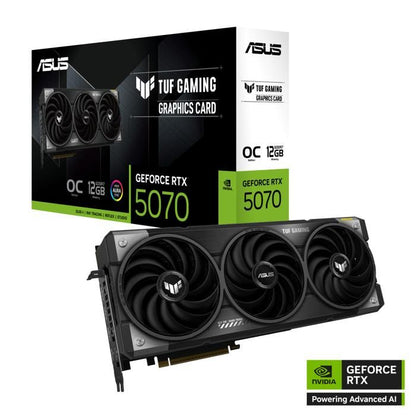 Graphics Card - Asus - TUF Gaming GeForce RTX 5070 - 12 GB GDDR7 - PCIe 5.0 - HDMI, DisplayPort