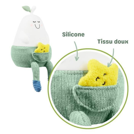 BADABULLE silicone night light - Model: BERTILLE - Portable - Soft light