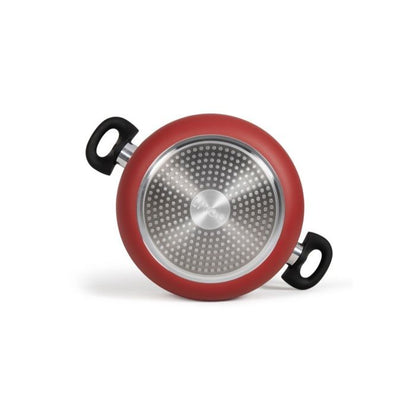 24 cm Dutch oven - LIVOO - MEP150R - Non-stick without PFOA or PFOS - Silicone handles - Suitable for all hobs including induction