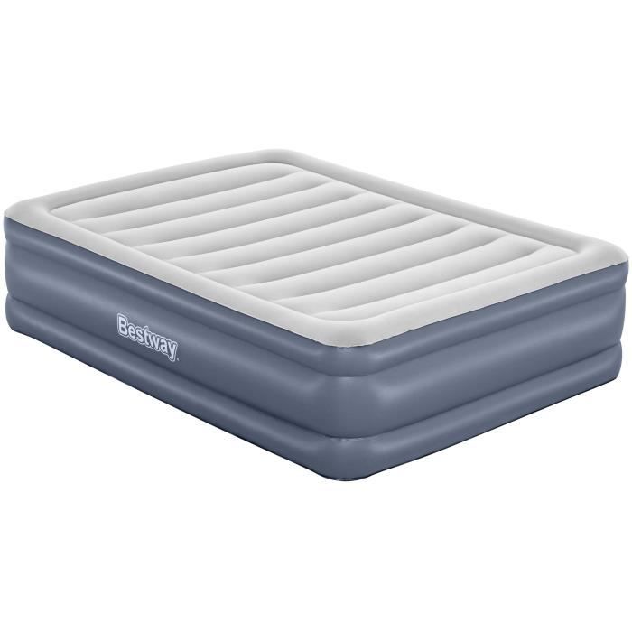 Airbed - BESTWAY - 6713I - Tritech - 2 places, 203 x 152 x 51 cm, integrated electric pump, bed frame