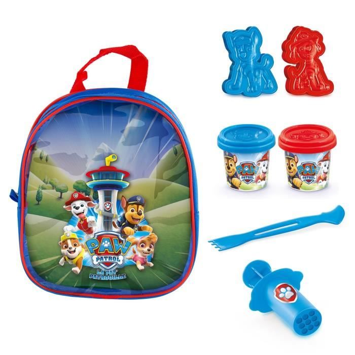 Pat Patrol - Backpack filled with modeling clay and accessories - Creative Leisure - PPC 031 - Canal Toys