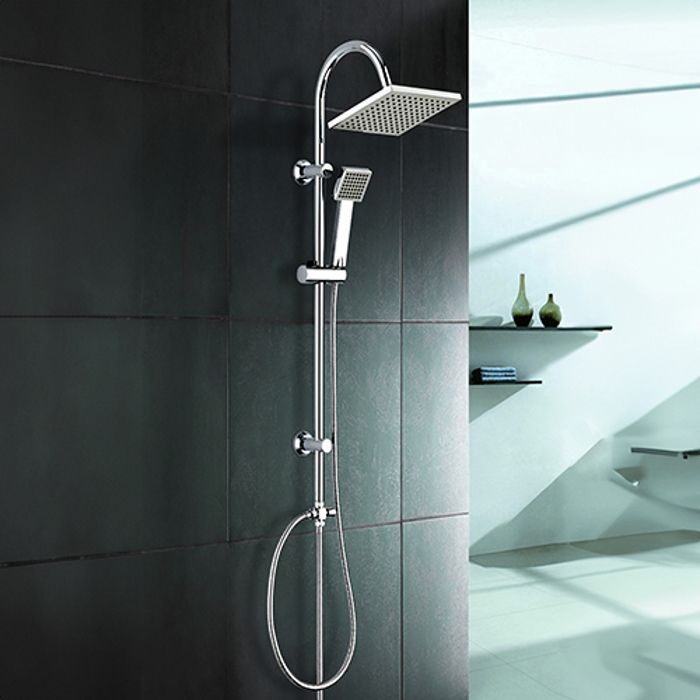 ROUSSEAU Shower column without tap Soto - Chrome