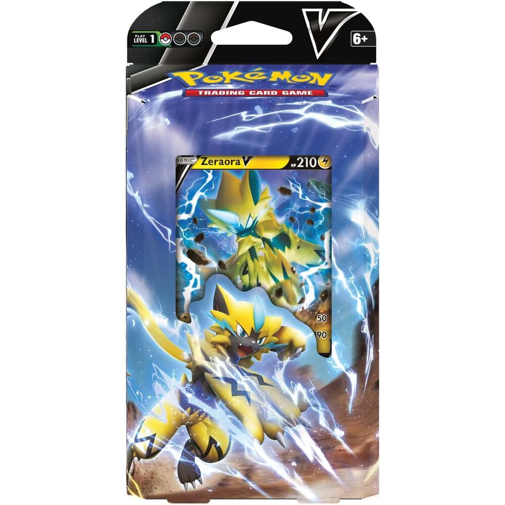 English Pokemon Deoxys vs Zeraora V Battle Deck collectible playing cards