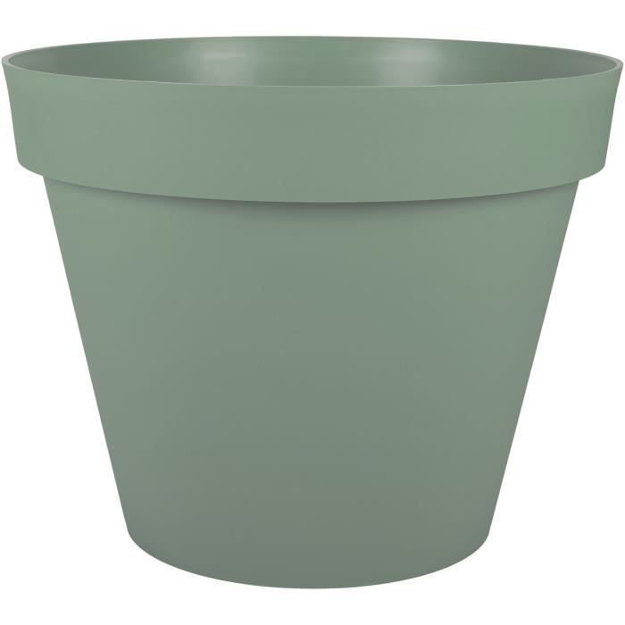 EDA Plastic - Tuscan round flower pot - Ø 60 x H47 cm - 76 L - Bay green