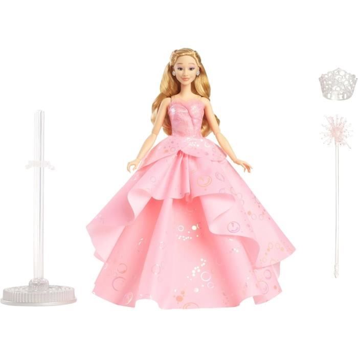 Mattel-Wicked-Glinda Doll with Removable Outfit and Accessories - HXY37